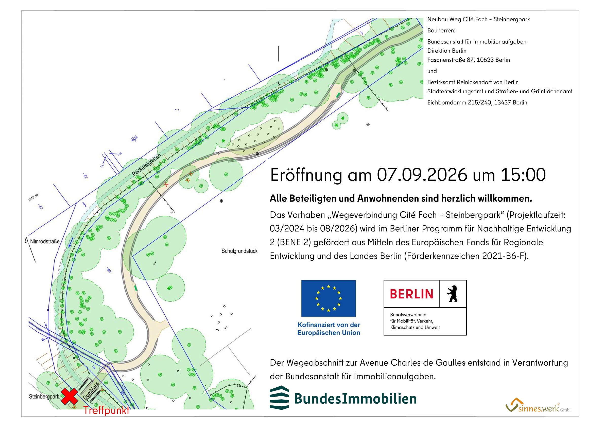 Einladungsblatt Cite Foch