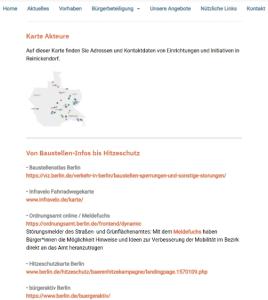Linkssammlung rund um das Thema „Beteiligung“ – auf mein.reinickendorf.de