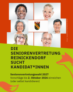 Seniorenvertretungswahl 2027 - Vorschläge bis 2. Oktober 2026 einreichen