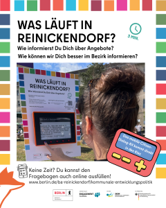 Umfrage "Was läuft in Reinickendorf?" mit dem mobilen Citizen-Kit-Dialog mobil mitmachen